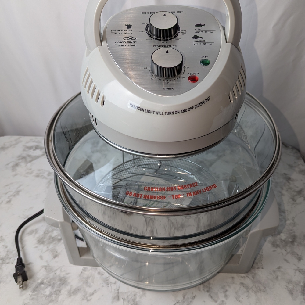 White Halogen Air Fryer